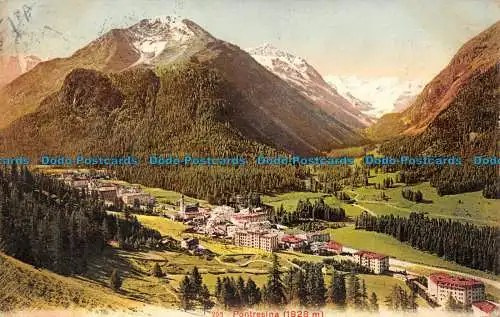 R159343 Pontresina 1828 m. Photoglob. 1909