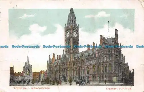 R159357 Rathaus. Manchester. F.F. und Co. 1905