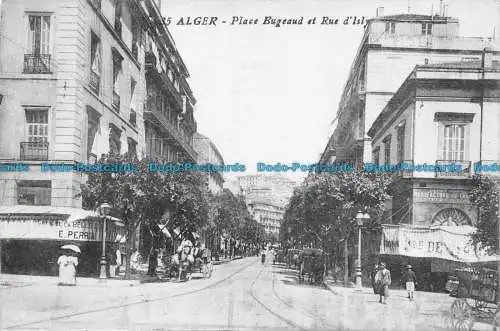 R158923 Algier. Place Bugeaud und Rue d Isly