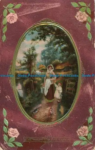 R158957 Die Straße vom Bauernhof. Julius Bendix. Nr. 936. 1909