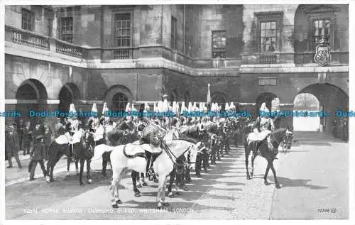 R159398 Royal Horse Guards Wechselwache. Whitehall. London. Valentinstag. Silber