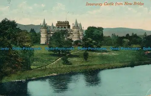 R158404 Schloss Inveraray von Neuer Brücke. Valentinstag. 1909