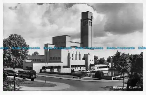 R159407 Hilversum. Raadhuis. N.V. v. h. Weenk. RP