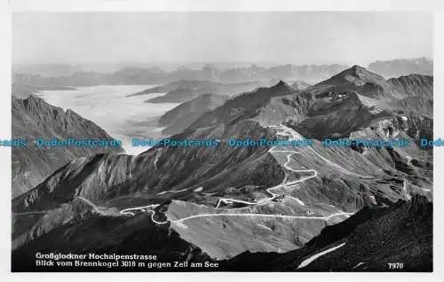 R158973 Großglockner Hochalpenstraße. Blick vom Brennkogel 3018m gegen Zell a