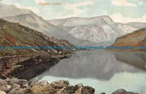 R158422 Ogwen Lake. Pfau. Autochrom. 1905