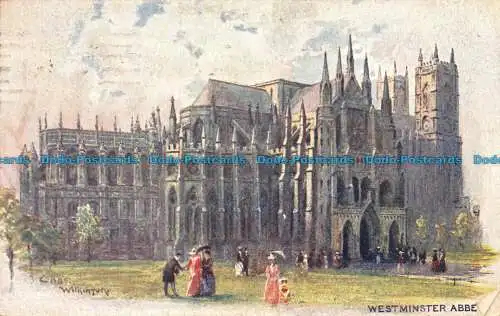 R158433 Westminster Abbey. 1905