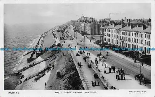 R158434 North Shore Parade. Blackpool. Drehbar. 1910