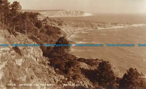 R159437 Swanage Die zwei Buchten. Judges Ltd. Nr. 15554. 1953