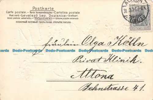 R159032 Grüße. Frohliches Neves Jahr 1904. 1903