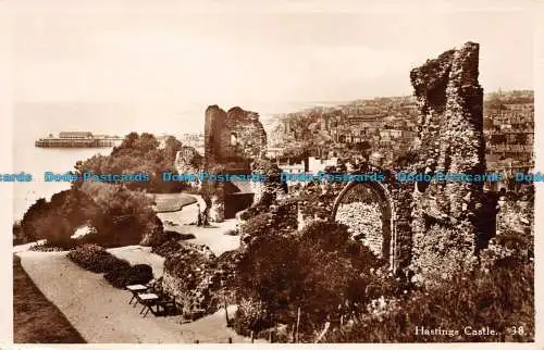 R159037 Schloss Hastings. Norman. RP. 1936