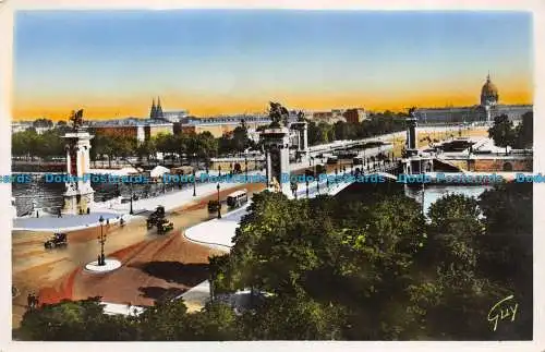 R159503 Paris und seine Wunder. Aussicht auf die Alexanderbrücke. A. Leconte