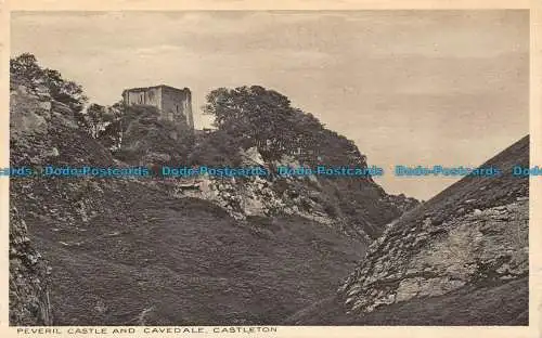 R159070 Peveril Castle und Cavedale. Castleton. Harry Pashley