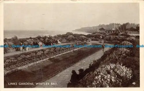 R158513 Links Gardens. Whitley Bay. 1940