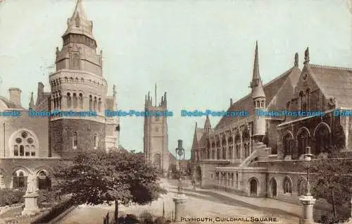 R158527 Plymouth. Guildhall Square. Zierlich. 1905