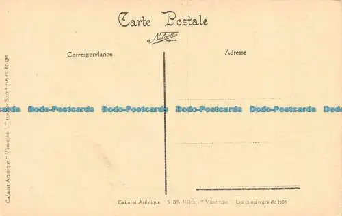 R159524 Postkarte. Brügge. Vlissinghe. Die Concierges von 1505. Nelson