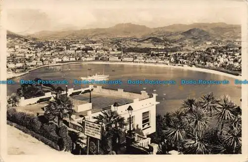 R159113 San Sebastian. Blick von und Monte Igueldo. C. Pradera