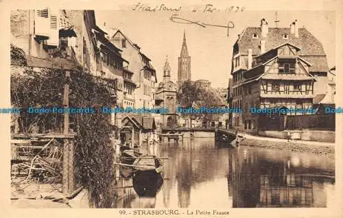 R159124 Straßburg. La Petite France. Bergeret