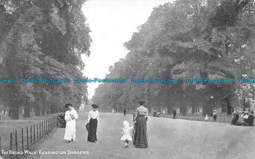 R159566 The Broad Walk. Kensington Gardens. W. Straker