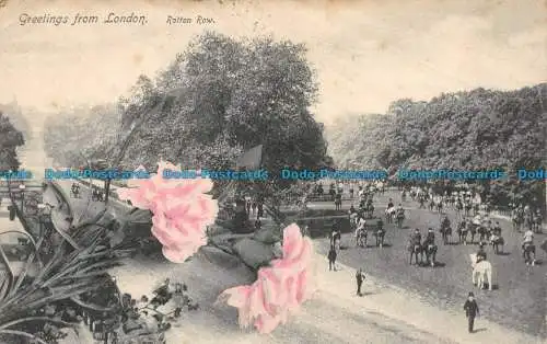 R160437 Grüße aus London. Faule Reihe. 1906