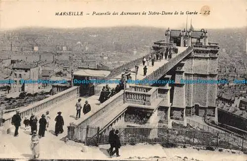 R159583 Marseille. Aufzugssteg Notre Dame de la Garde