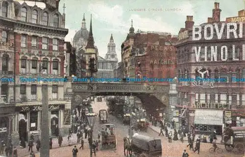 R160466 Ludgate Circus. London. 1906