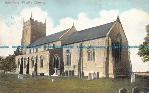 R160467 Burnham Thorpe Kirche. Jarrold. 1905