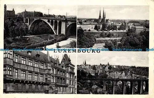 R160487 Luxemburg. Multi-View. E.A. Schaack. Thill. 1958