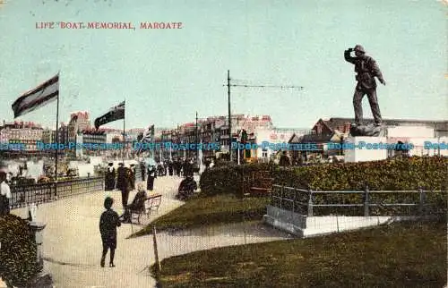 R159190 Life Boat Memorial. Margate. 1920