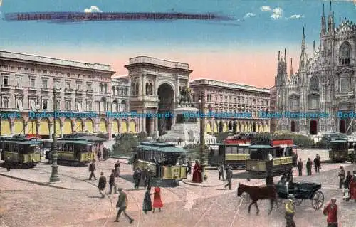 R159223 Mailand. Bogen der Galerien Vittorio Emanuele