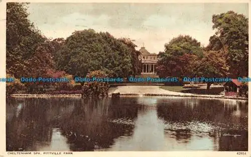 R159225 Cheltenham Spa. Pittville Park. Photochrom. 1943