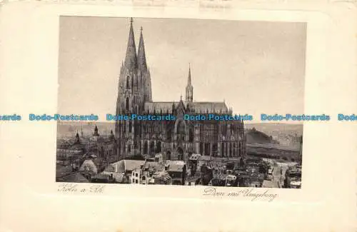 R160542 Koln a. Rh. Dom mit Umgebung. Jean Steffany