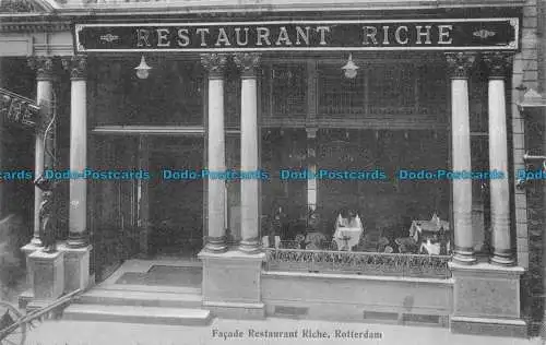 R160552 Fassadenrestaurant Riche Rotterdam. F.H. v. Dijk