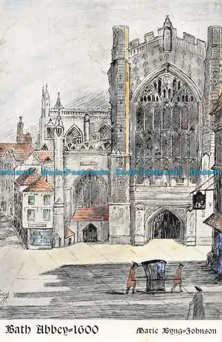 R159715 Bath Abbey 1600. Marie Byng Johnson