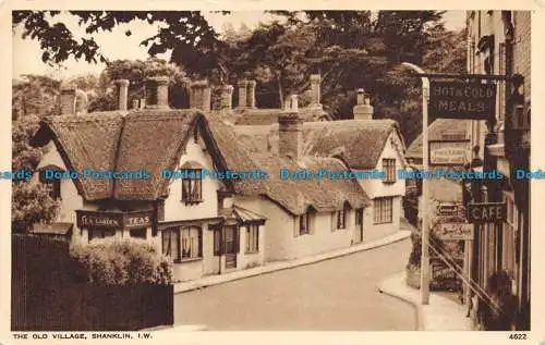 R159725 Das alte Dorf. Shanklin. I.W. Nigh. Nr. 4622