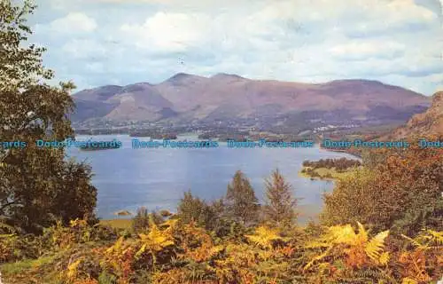 R160604 Derwentwater und Skiddaw. Jarrold. Sanderson und Dixon. RP