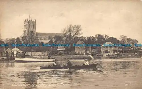 R159763 Christchurch Priory vom Fluss