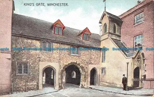 R160626 Kings Gate. Winchester. 1912