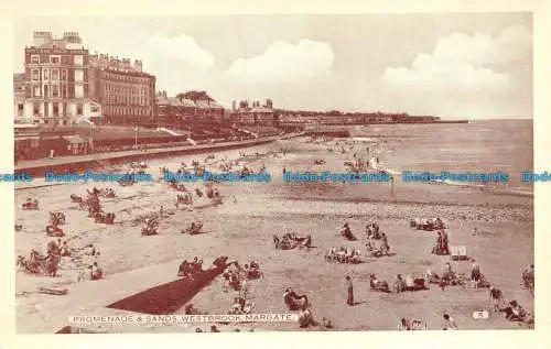 R159773 Promenade und Sand. Westbrook. Margate. A.H. und S. Paragon