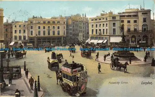 R160638 Piccadilly Circus. London. Hartmann. 1904