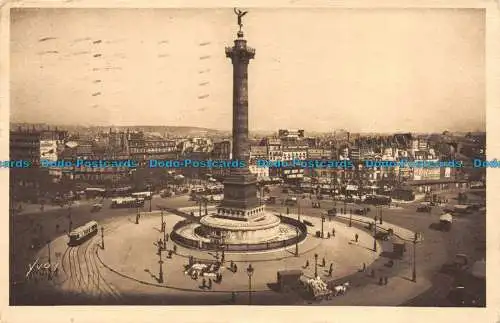 R160667 Paris am Flanant. Place de la Bastille. Yvon. 1930