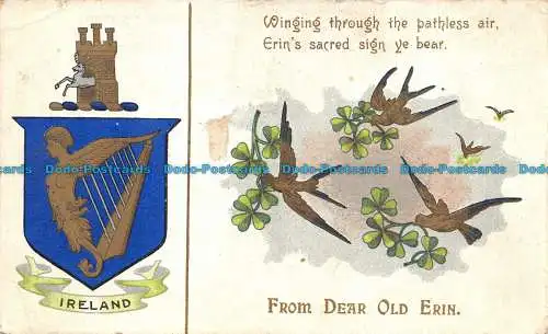 R159821 Irland. Von Dear Old Erin. Nr. P.O