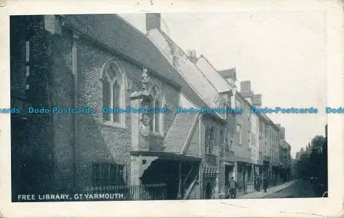 R160736 Kostenlose Bibliothek. Gt. Yarmouth. 1904