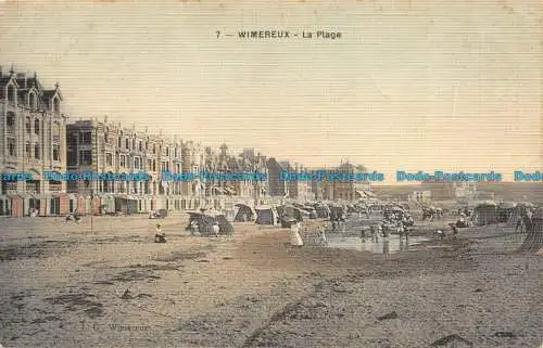 R160764 Wimereux. Der Strand