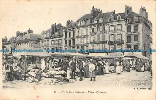 R160765 Calais. Gehen Sie. Waffenplatz. Nr. 12