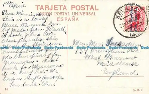 R160788 Sevilla. E.I. A. Teilansicht des Alten Widderpalastes