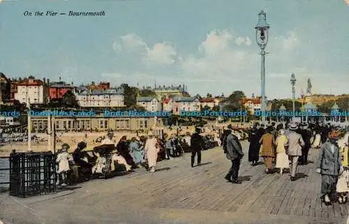 R160004 am Pier. Bournemouth. 1924