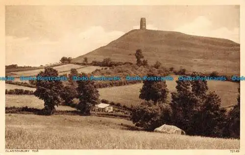 R160879 Glastonbury Tor. Photochrom. Nr. 72149