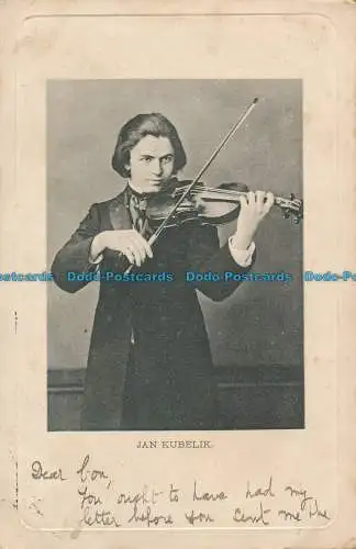 R160904 Jan Kubelik. Schraubenschlüssel. 1903