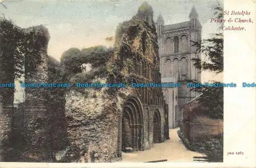 R160909 St. Botolphs Priory und Church Colchester. 1904