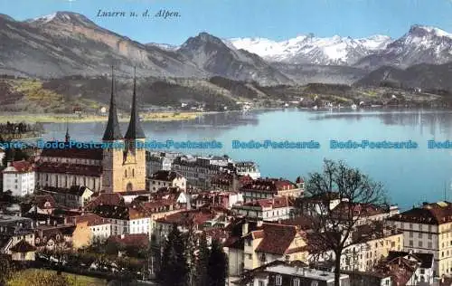 R160929 Luzern u.d. Alpen. E. Goetz